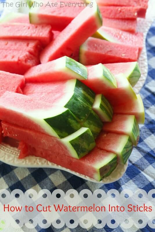 Watermelon Sticks Healthy Sports Snack Ideas
