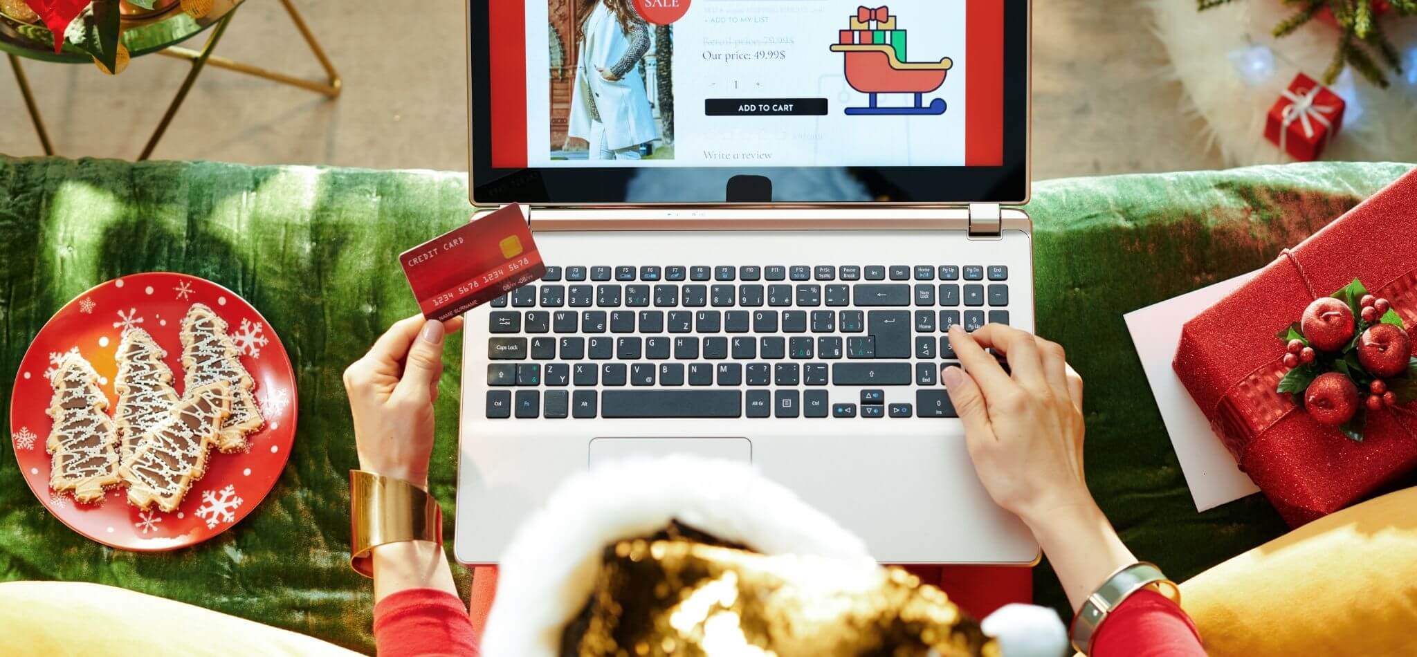 christmas shopping online with laptop for 2020 unique holiday gift guide
