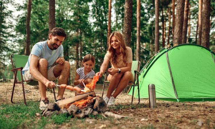 Fun summer activities - camping trip
