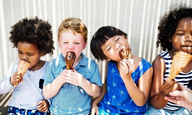 Fun summer activities - - ice cream social